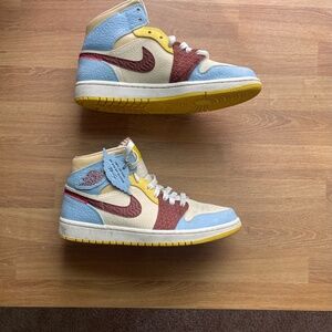 Jordan x Maison Chateau Rouge Air Jordan 1 Mid SE "Fearless" sneakers